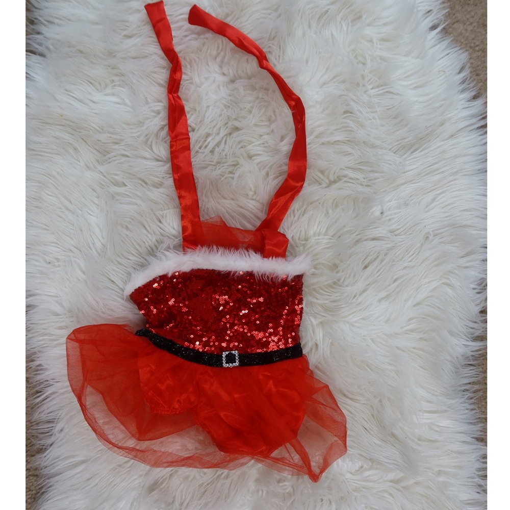 BABY GIRL SANTA OUTFIT